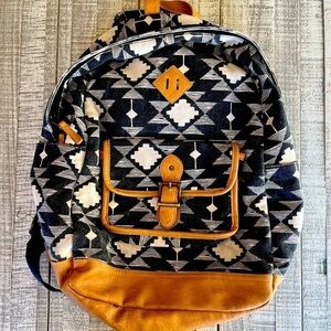 PB teen tribal canvas backpack